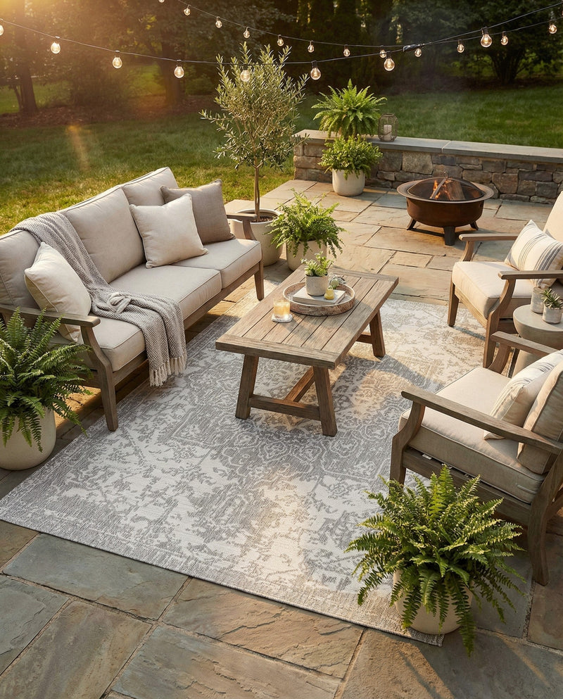 Urban Oasis Rugs Collection Area Rug -  Penthouse (Gray) Rectangle Gray  lifestyle 34
