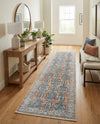 Seville Stripes Collection Area Rug -  Granada (Brick Red) Runner Brick Red  lifestyle 60