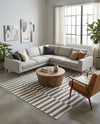 Soho Elegance Collection Area Rug -  Hudson (Dark Gray) Rectangle Dark Gray  lifestyle 7