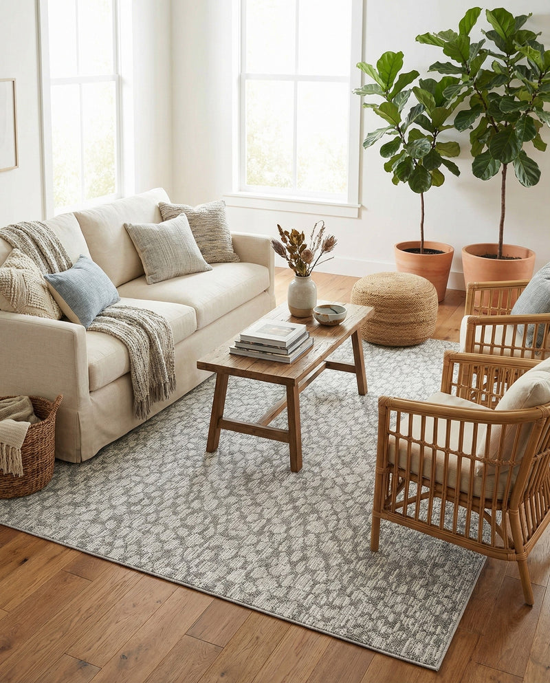 Savannah Escape Collection Area Rug - Mara Rectangle Light Gray  lifestyle 20