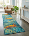 Seaside Haven Rugs Collection Area Rug -  Tidepool Runner Multi  lifestyle 61