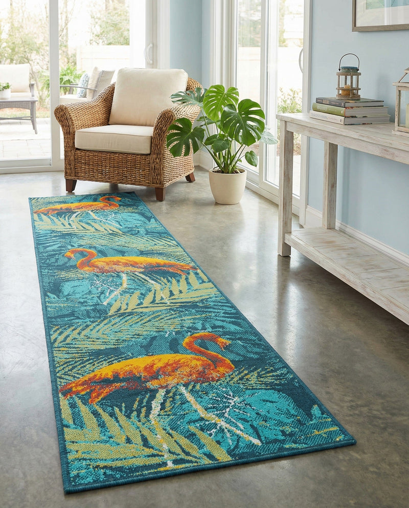 Seaside Haven Rugs Collection Area Rug -  Tidepool Runner Multi  lifestyle 61