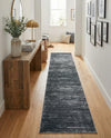 Sahara Essence Collection Area Rug - Oasis (Black) Runner Black  lifestyle 61