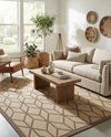 Sahara Sands Collection Area Rug -  Mut Square Mustard Yellow  lifestyle 42