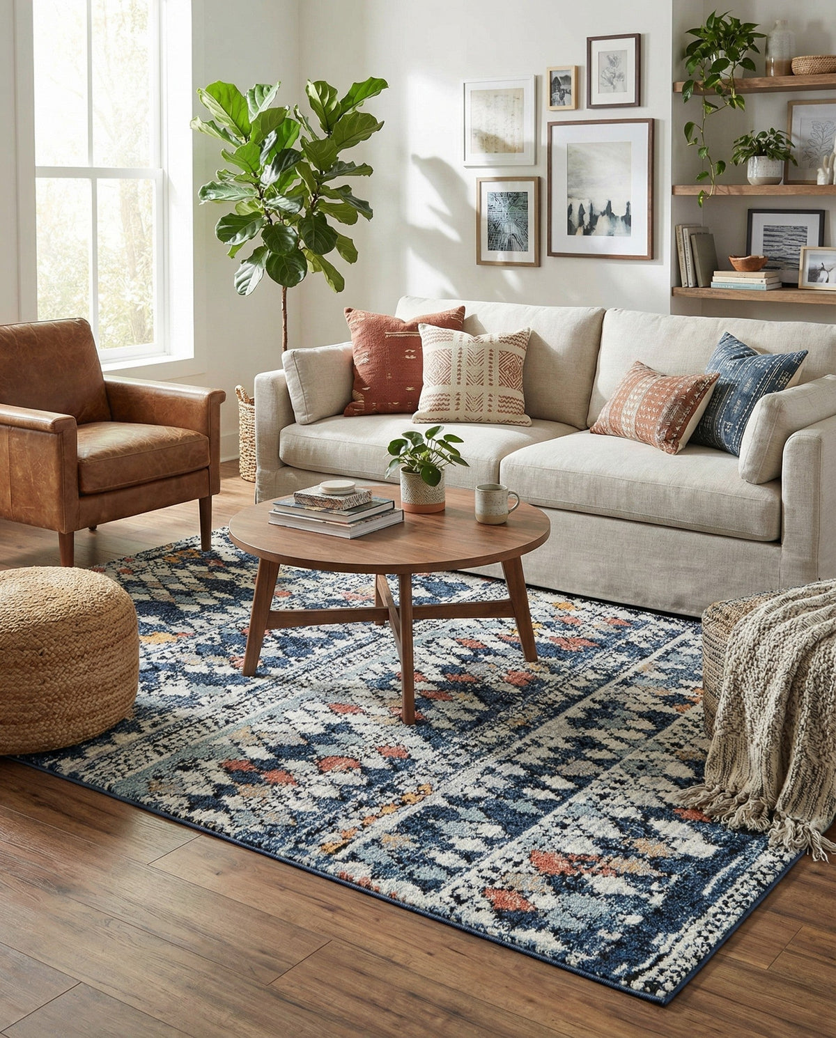 Tangier Treasures Collection Area Rug -  Marrakech Rectangle Multi  lifestyle 11