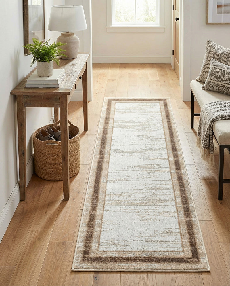 Coastal Haven Collection Area Rug -  Mariner Runner Ivory  lifestyle 25