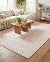 Tribal Terrace Treasures Collection Area Rug -  Incan Isle (Pink) Rectangle Pink  lifestyle 5