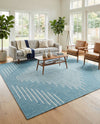 Urban Terrace Collection Area Rug -  Chelsea (Light Aqua) Square Light Aqua  lifestyle 58