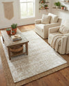 Sanctuary Retreat Collection Area Rug -  Refuge Rectangle Snow White  lifestyle 24