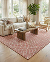 Savannah Pergola Collection Area Rug -  Pergola (Rust Red) Rectangle Rust Red  lifestyle 15