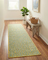 Urban Oasis Rugs Collection Area Rug -  Rooftop (Yellow and Aqua) Runner Yellow and Aqua  lifestyle 65