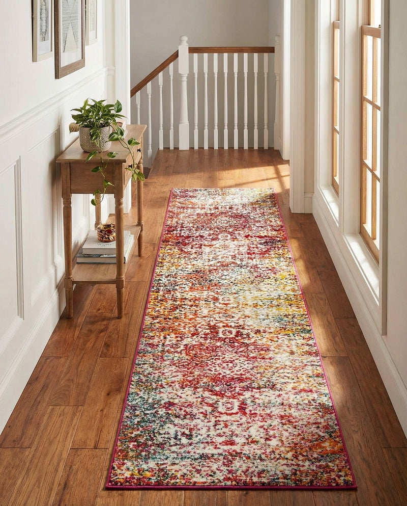 Georgetown Rugs Collection Area Rug - Dupont (Multi) Runner Multi  lifestyle 94