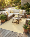 Urban Oasis Rugs Collection Area Rug -  Rooftop (Yellow Ivory) Rectangle Yellow Ivory  lifestyle 12