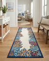 Caribbean Terrace Collection Area Rug -  Tortola Runner Multi  lifestyle 55