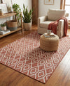 Urban Oasis Rugs Collection Area Rug -  Boulevard (Rust Red) Rectangle Rust Red  lifestyle 14