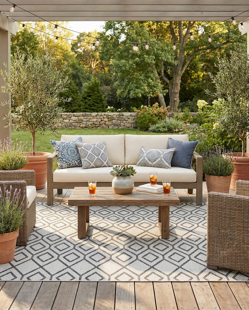 Urban Oasis Rugs Collection Area Rug -  Boulevard (Ivory) Rectangle Ivory  lifestyle 8
