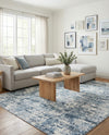 Luminara Sands Collection Area Rug - Elysium (Vintage Blue) Rectangle Vintage Blue  lifestyle 25
