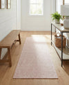 Seaside Serenity Collection Area Rug - Veranda (Whisper Pink) Runner Whisper Pink  lifestyle 45
