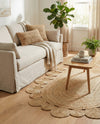 Woven Seaside Jute Collection Area Rug - Sienna Oval Natural  lifestyle 50