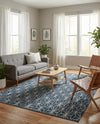 Metro Heights Collection Area Rug -  Hudson Rectangle Navy Blue  lifestyle 21