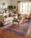 Zahara Oasis Collection Area Rug -  Meknes Rectangle Antique Pink  lifestyle 23
