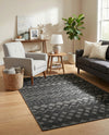 Garden Lattice Charm Collection Area Rug -  Pergola (Charcoal) Rectangle Charcoal  lifestyle 10