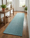 Seaside Serenity Collection Area Rug - Veranda (Aquamarine) Runner Aquamarine  lifestyle 57