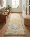 Baroque Era Collection Area Rug - Versailles (Tuscan Yellow) Runner Tuscan Yellow  lifestyle 34