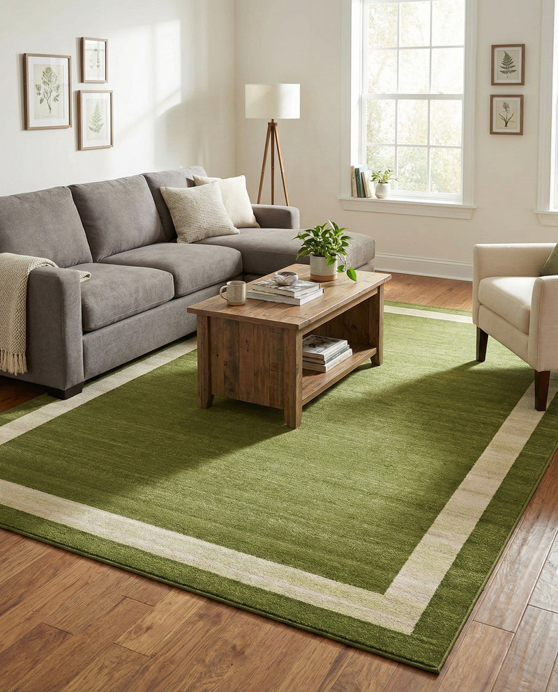 Studio Haven Collection Area Rug -  Alcove (Green) Rectangle Green  lifestyle 7