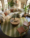 Urban Oasis Rugs Collection Area Rug -  District (Green) Round Green  lifestyle 60