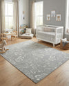 Wonder Tykes Collection Area Rug -  Spectrum Rectangle Gray  lifestyle 39