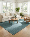 Seaside Serenity Collection Area Rug - Veranda (Teal) Rectangle Teal  lifestyle 17