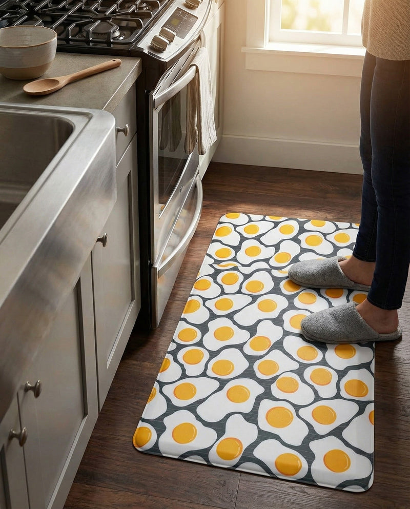 Cozy Mat Collection Area Rug -  Nirvana Rectangle Black and White  lifestyle 4
