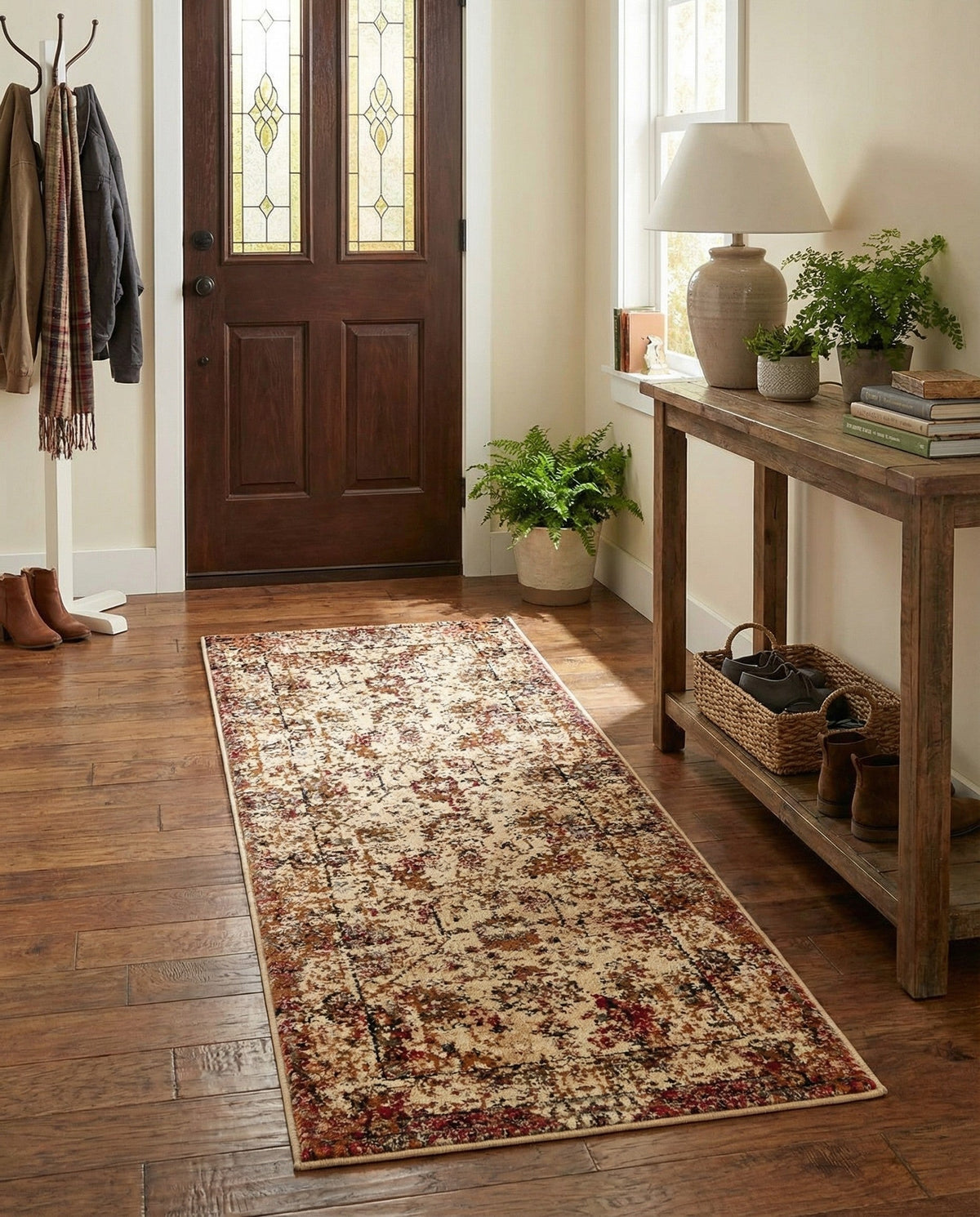 Neptune Elegance Collection Area Rug -  Galatea (Beige Cream) Runner Beige Cream  lifestyle 39