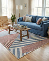 Urban Oasis Rugs Collection Area Rug -  Boardwalk Rectangle Blue  lifestyle 36