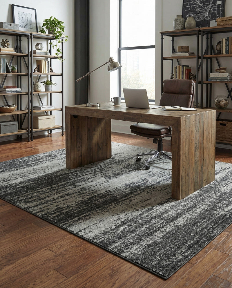 Studio Haven Collection Area Rug -  Gallery (Dark Gray) Rectangle Dark Gray  lifestyle 20