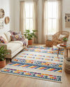 Bahama Breeze Outdoor Collection Area Rug -  Bimini Rectangle Gray  lifestyle 49