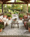 Tribal Terrace Treasures Collection Area Rug - Mayan Marina (Green) Rectangle Green  lifestyle 9