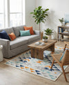 Bahama Breeze Outdoor Collection Area Rug -  Andros Rectangle Gray  lifestyle 15