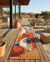 Urban Terrace Collection Area Rug -  Patio Runner Multi  lifestyle 30