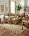 Sequoia Handwoven Jute Collection Area Rug - Briarwood Rectangle Natural  lifestyle 13