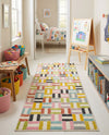 Wonder Tykes Collection Area Rug -  Kaleidoscope Runner Multi  lifestyle 28