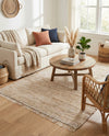 Osian Looms Collection Area Rug - Capri Rectangle Natural  lifestyle 44