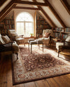 Casablanca Tapestry Collection Area Rug -  Marrakech (Coffee Brown) Rectangle Coffee Brown  lifestyle 5