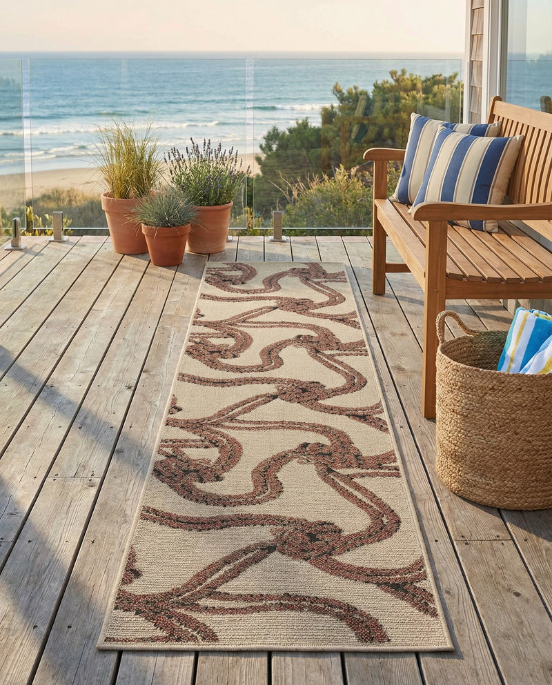 Seaside Haven Rugs Collection Area Rug -  Dunes Runner Beige  lifestyle 72