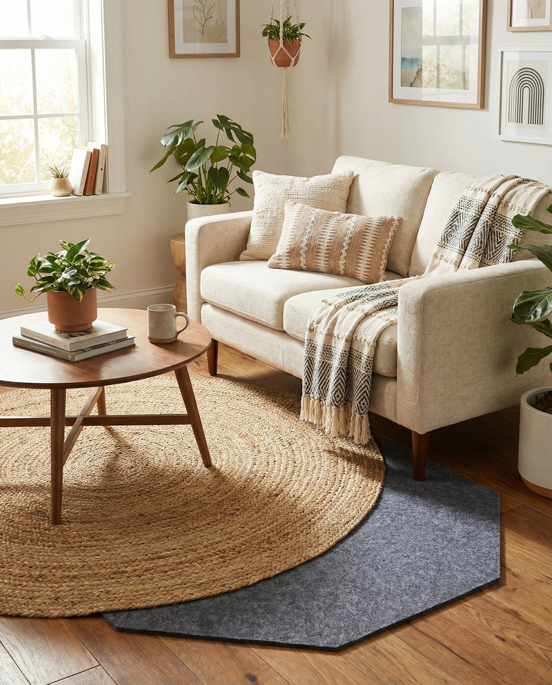 Luxura-Fond Collection Rug Pad - Soho Octagon   lifestyle 54