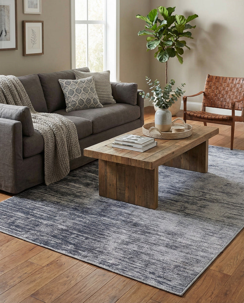 Sahara Essence Collection Area Rug - Oasis (Gray) Rectangle Gray  lifestyle 20