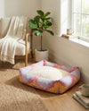 Luxury Pet Lounge Collection Pet Bed - Savannah Rectangle Multi  lifestyle 5