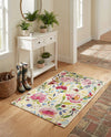 Seaside Blooms Collection Area Rug -  Meadow Rectangle Multi  lifestyle 12