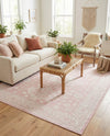 Tribal Terrace Treasures Collection Area Rug -  Incan Isle (Pink) Rectangle Pink  lifestyle 6